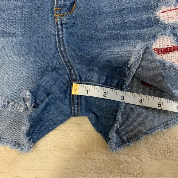 William Rast Distressed Denim Shorts - Picture 11 of 12